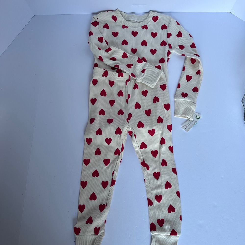 Little Planet Organic Carter's 24M Heart Pajamas Set Baby Girl